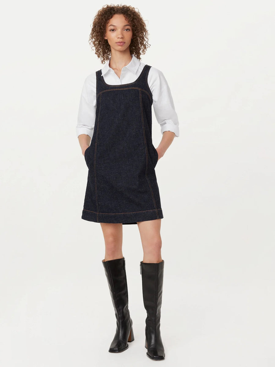 Quiz denim pinafore hotsell