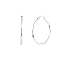 25 mm Hoops - Silver