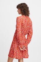 Tusnelda Dress- Orange Flower