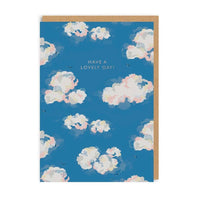 Cath Kidston Have A Lovely Day Clouds Greeting Card