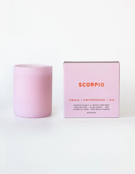 Scorpio Zodiac Candle