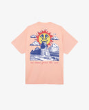 We Come From The Sun Heavyweight Tee - Peach Parfait