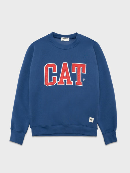 Varsity Crewneck - Bright Blue