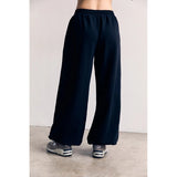 Oversized Wide Jogger Pants AAB501 - Black