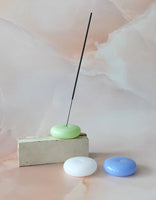 Bubble Incense Holder - Milk Glass