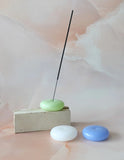 Bubble Incense Holder - Milk Glass