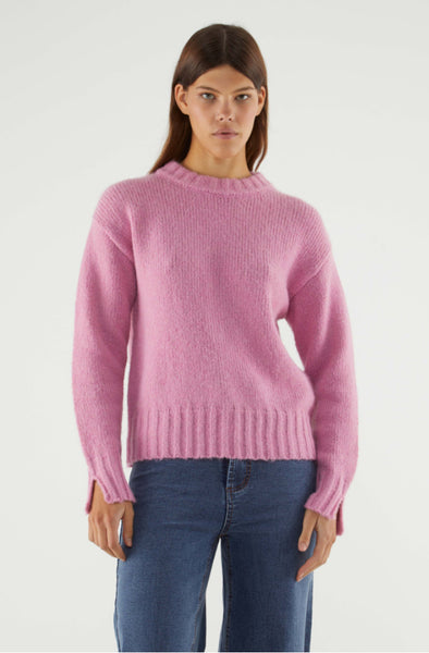 Pink and clearance grey sweater