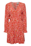 Tusnelda Dress- Orange Flower