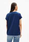 Idaara Organic Cotton T Shirt - Faded Indigo