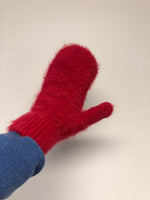 Fluffy Angora Mittens