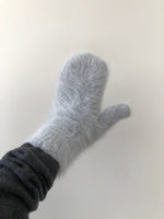 Fluffy Angora Mittens