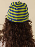 Stripped 1x1 Rib Knit No Fold Beanie