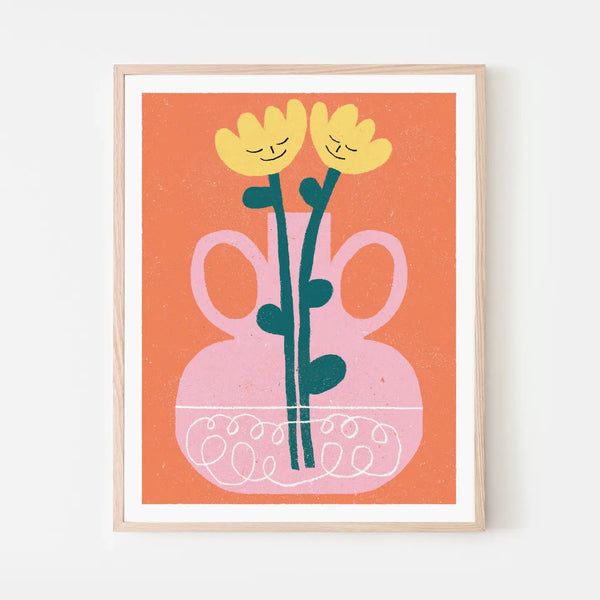 Tulipes Jaunes 11x14 Poster