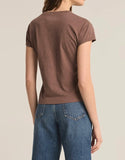 Modern Slub Tee - Deep Taupe