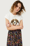 Floral Bandana Dog T Shirt