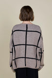 Grid Sweater - Greige