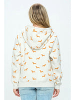 Weiner Dog Zip Hoodie