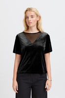 Nana Short Sleeve Top - Black