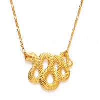 Gold Serpent Necklace