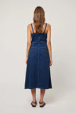 Mara Dress - Deep Blue