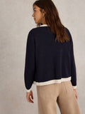 Charlotte Cardigan - Navy Multi