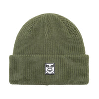 Mid Icon Patch Cuff Beanie - Dull Army