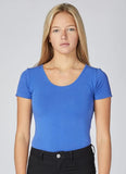 Bamboo Short Sleeve Scoop Neck Top