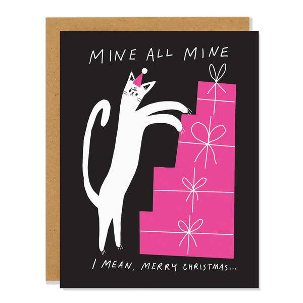 Mine All Mine Christmas Greeting Card