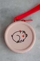 Piggy Zipper Coin Pouch