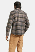 Bowery Long Sleeve Flannel - Charcoal/Black/Cinder Grey