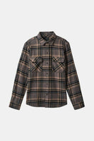 Bowery Long Sleeve Flannel - Charcoal/Black/Cinder Grey