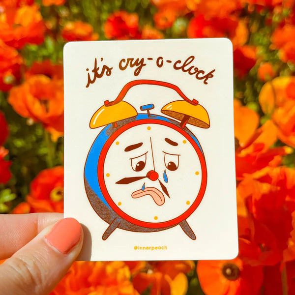 Cry O'Clock Sticker