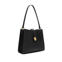 Lock Shoulder Bag - Black