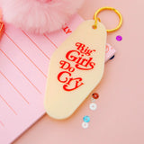 Big Girls Do Cry Motel Keychain