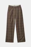 Ludlow Pant - Brown/Cream Houndstooth