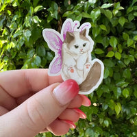 Mini Fairy Cat Sticker