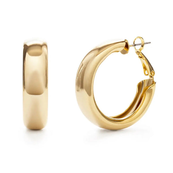 Big, Chunky Hoop Earrings