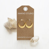 Starlight Crescent Earrings