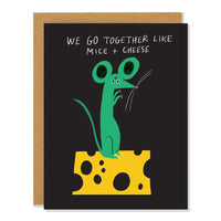 Mice & Cheese Greeting Card