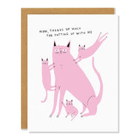 Patient Cat Greeting Card