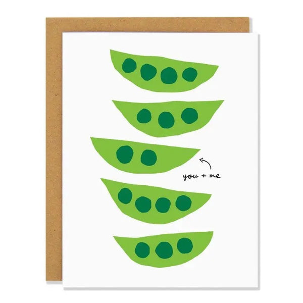 Peas In A Pod Greeting Card (