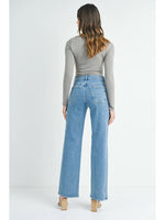 Longer Length Wide Leg Jean