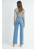 Longer Length Wide Leg Jean