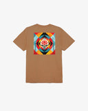 Geometric Power Canvas Classic Tee - Brown Sugar