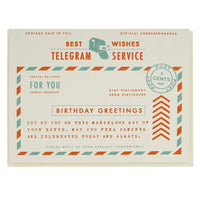 Birthday Telegram Greeting Card