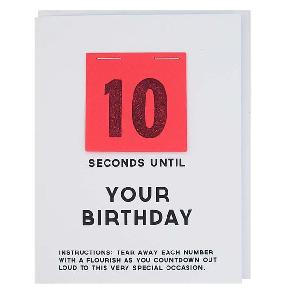 Countdown Until Your Birthday Greeting Card