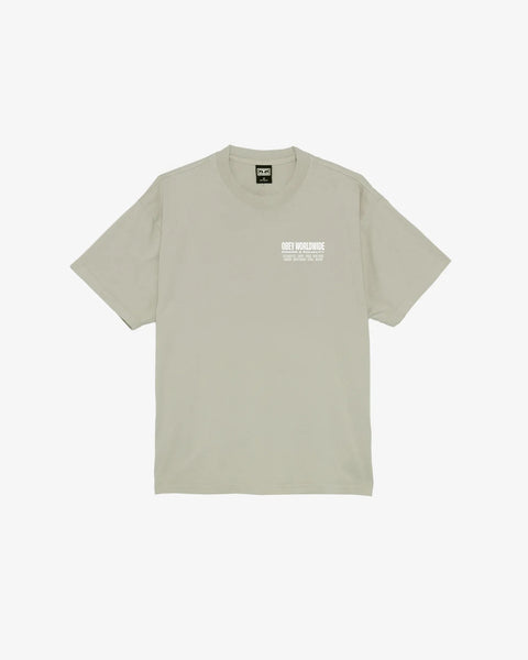 Worldwide Power & Equality Heavyweight Classic Tee - Silver Grey