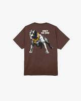 Obey No One Heavyweight Classic Tee - Java Brown