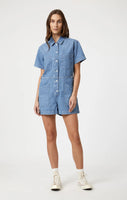 Noreen Denim Romper