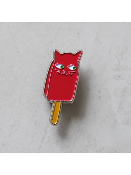 Catsicle Enamel Pin